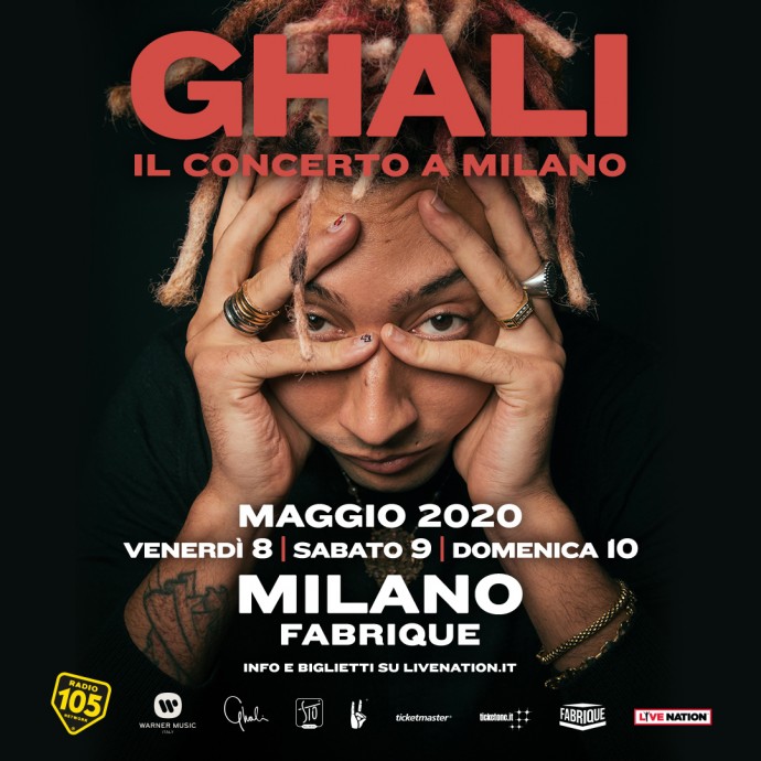 Ghali: annunciato il nuovo progetto live 